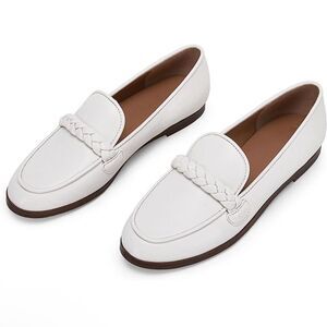 Loafers Comfort Flats Narrow Fit Cute Braided Strap Moc Toe  Slipper size 9